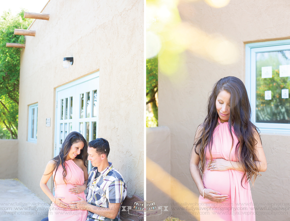 Fully Alive Photography Maternity Portraits At The Desert Botanical Garden