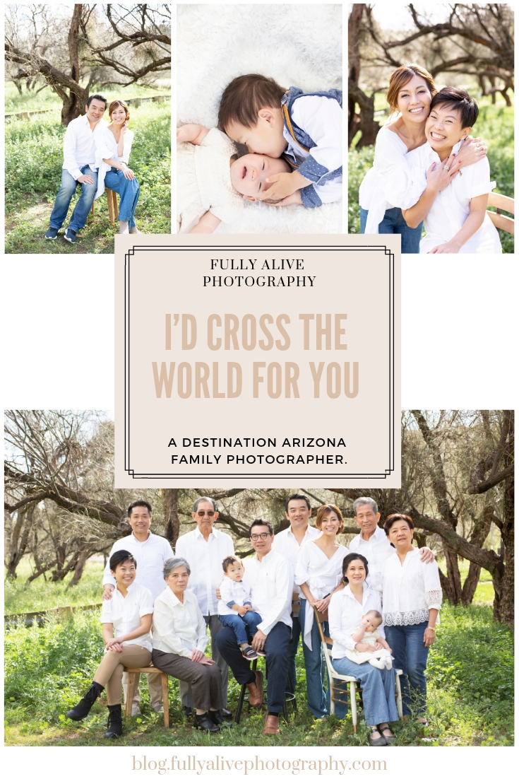 I’d Cross the World For You Destination Arizona Family Photographer