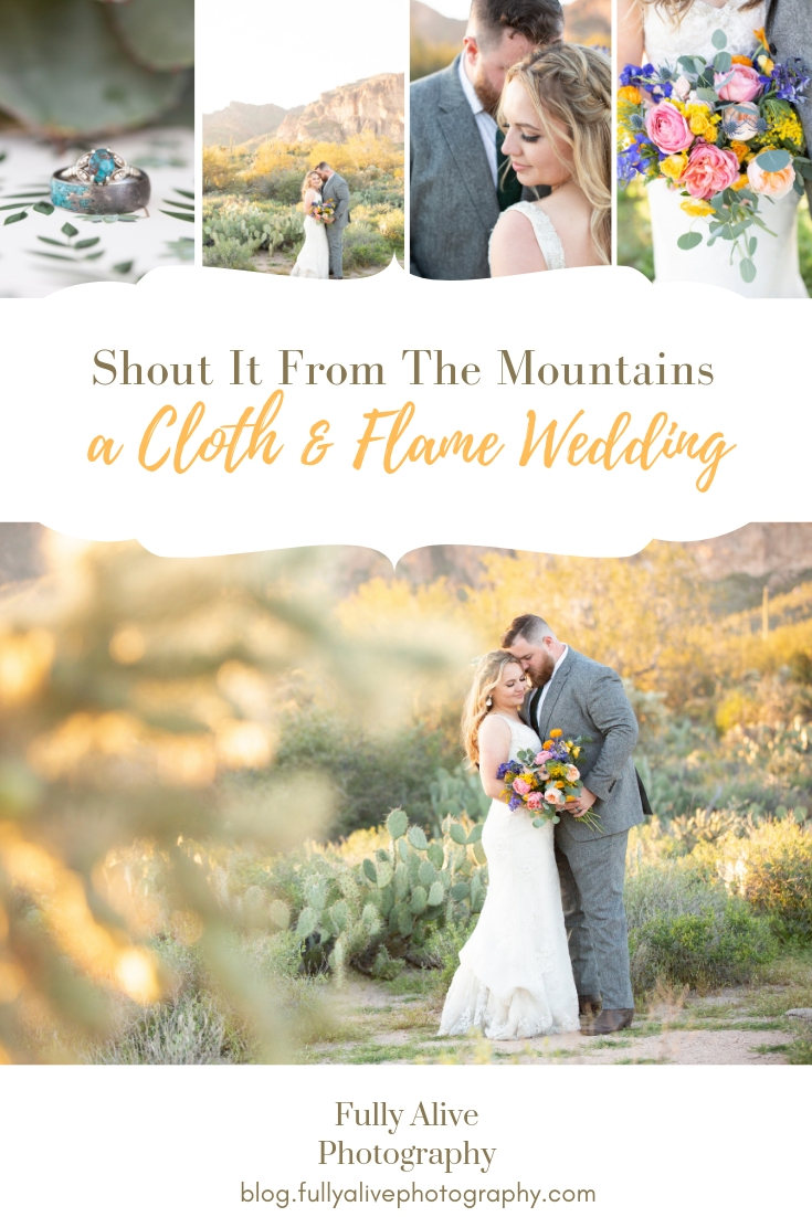 Shout It From The Mountains A Cloth And Flame Wedding