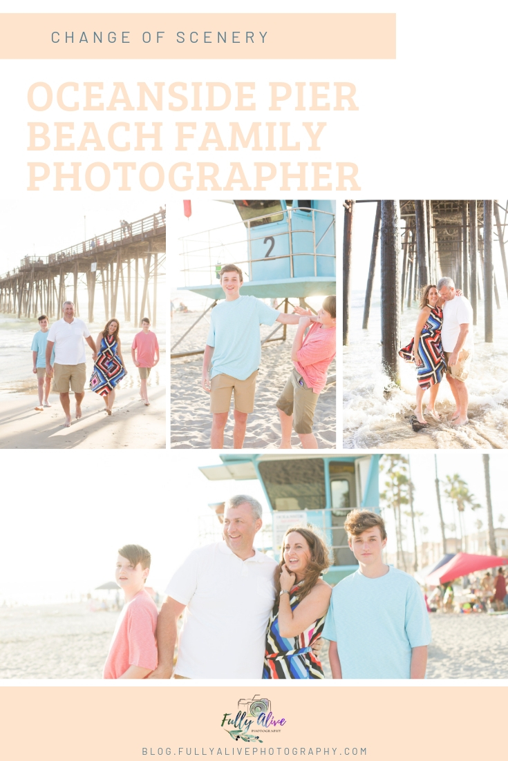 Change Of Scenery Oceanside Pier Beach Family Photographer