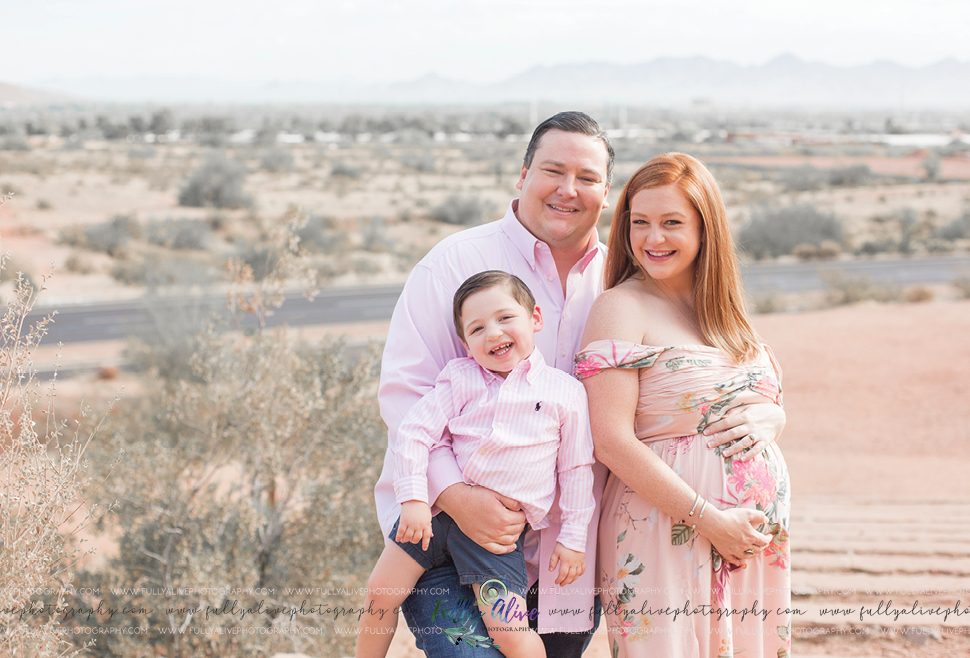 Pink On Pink! It’s A Girl! A Papago Park Maternity Shoot