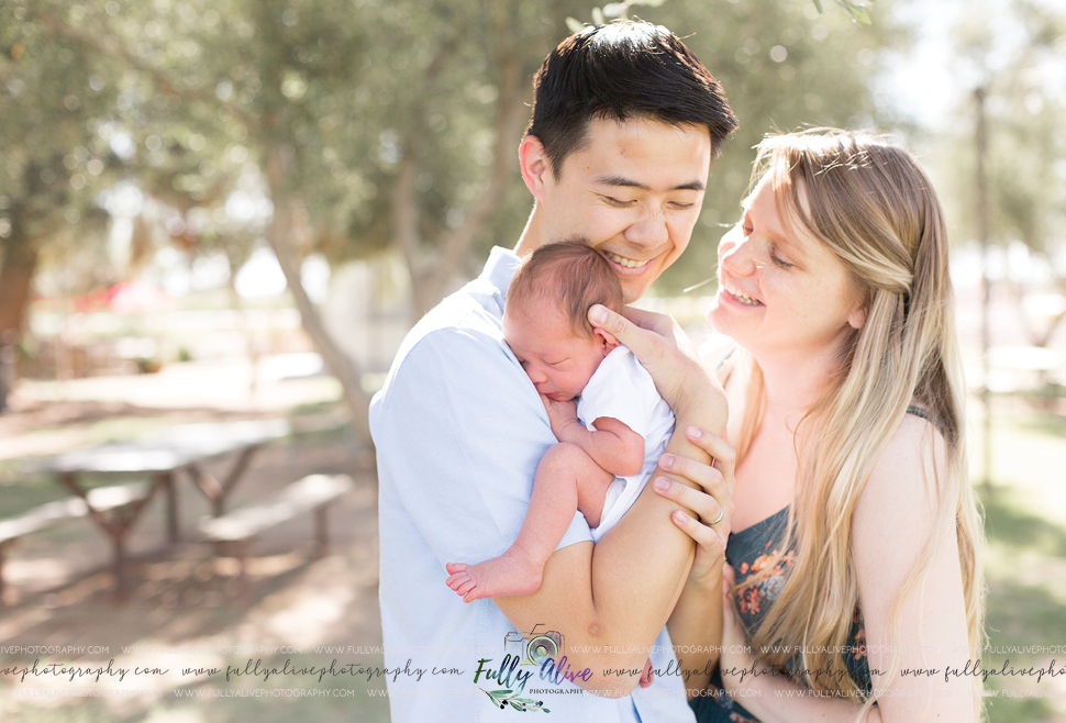 Let The Light Shine In A Queen Creek Olive Mill Newborn Shoot
