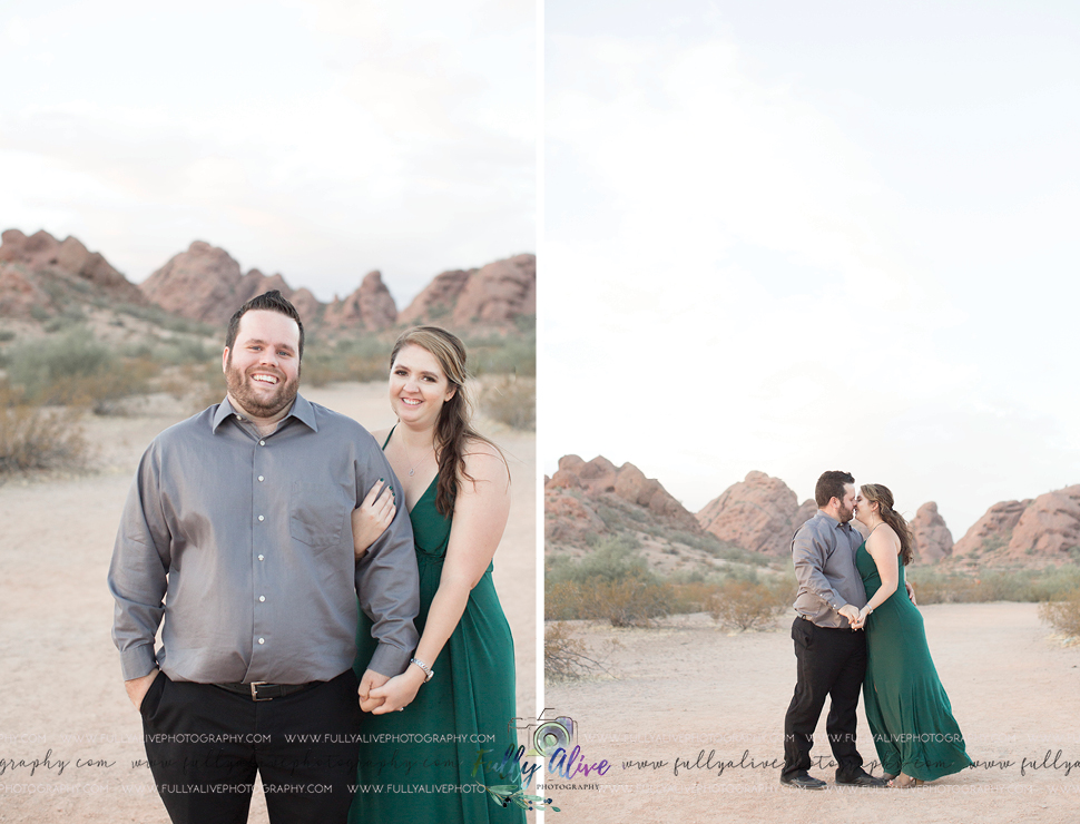Dancing In The Desert A Papago Park Engagement Shoot