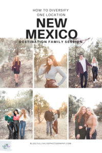 How To Diversify One Location A New Mexico Destination Family Session