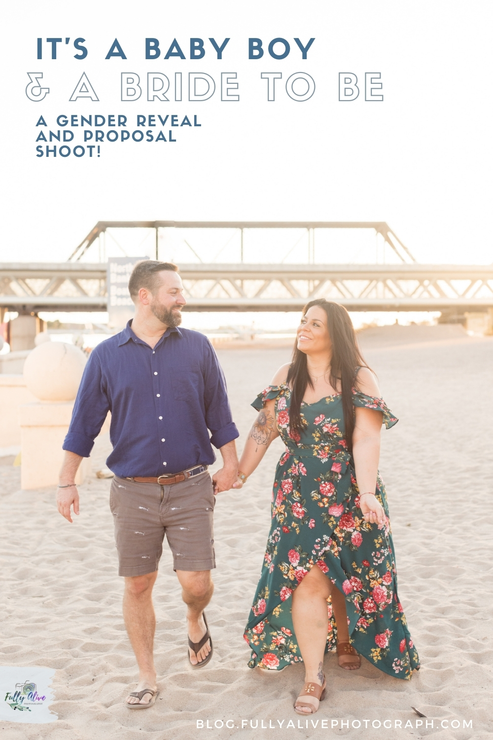 It's A baby BOY and bride to be reveal and proposal shoot