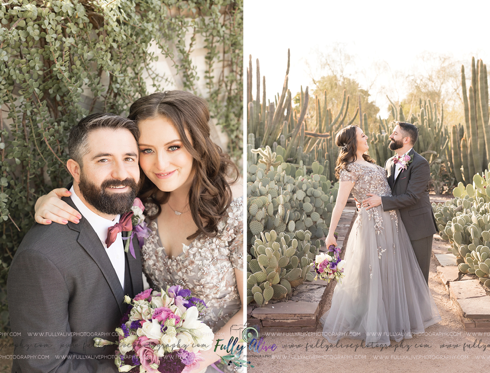 An Intimate Desert Botanical Garden Wedding