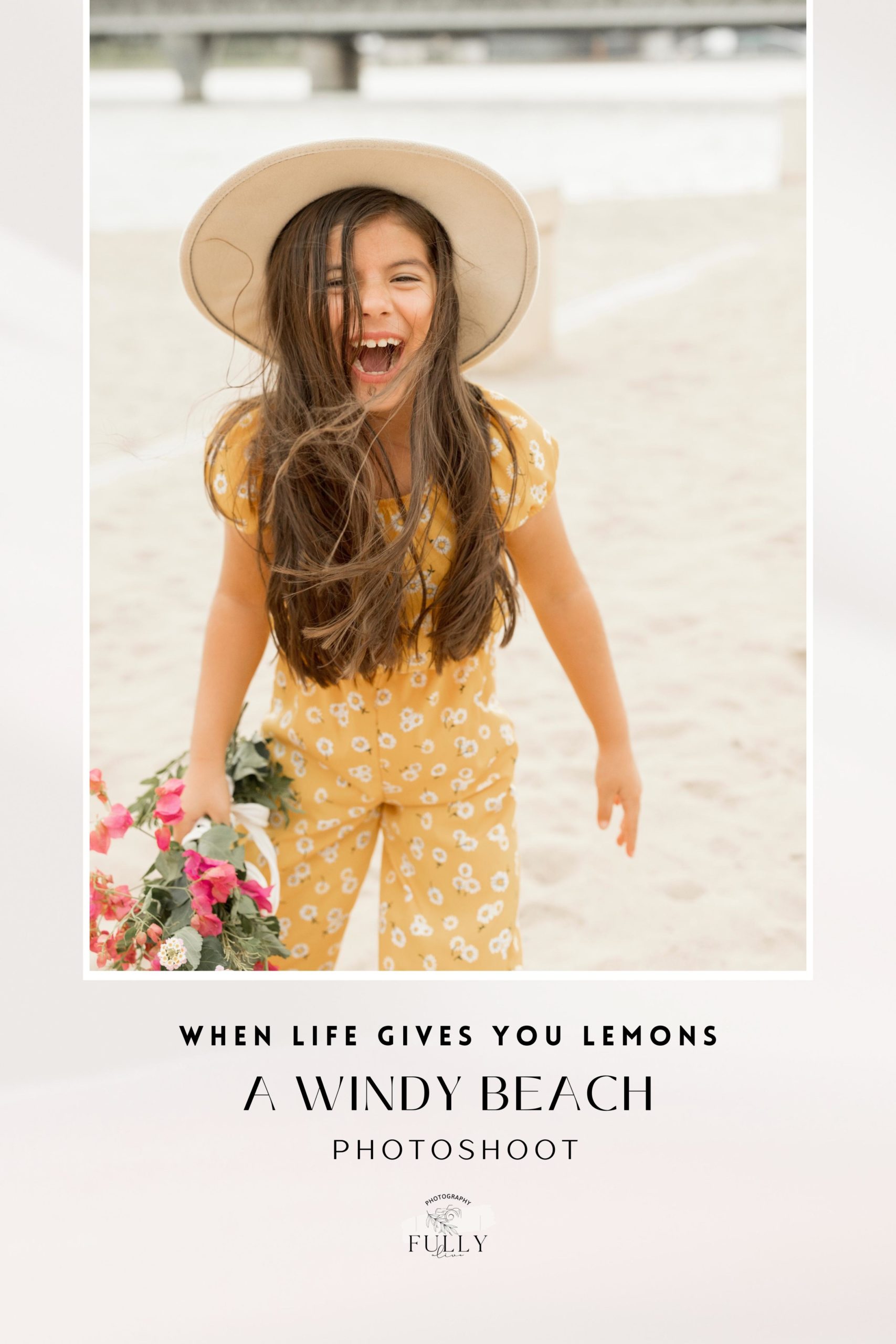 When Life Gives You Lemons A Windy Beach Photoshoot2022