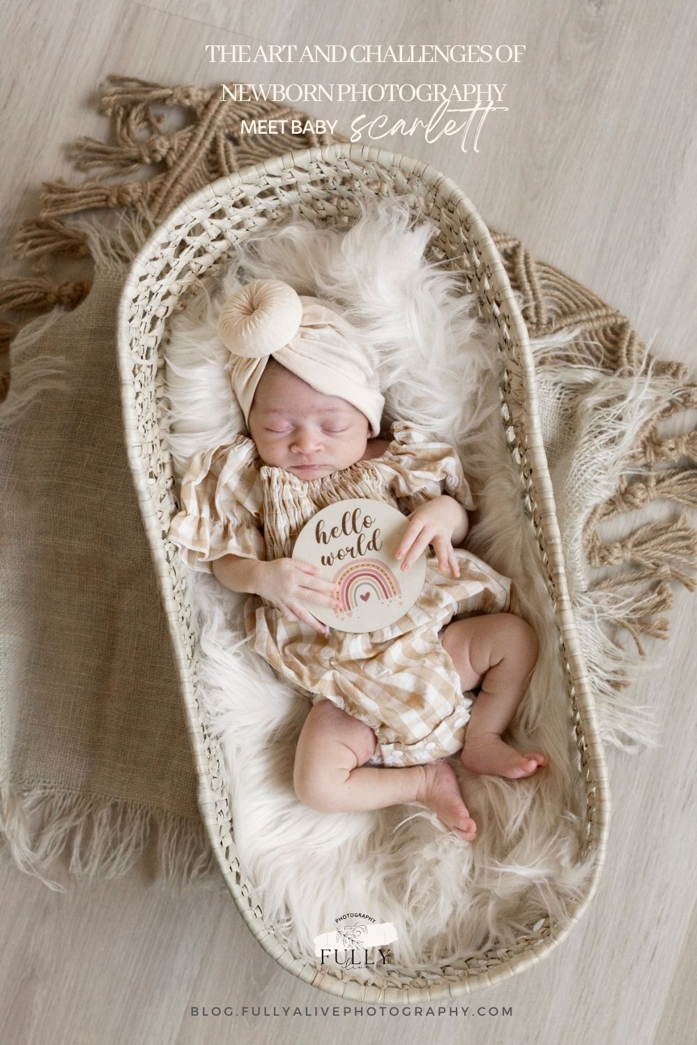 The Art And Challenges of Newborn Photography Meet Baby Scarlett