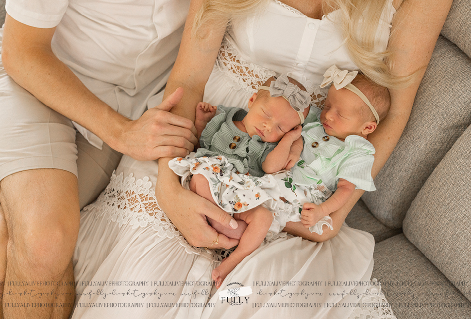 The Sweetest Girls A Newborn Twin Photoshoot