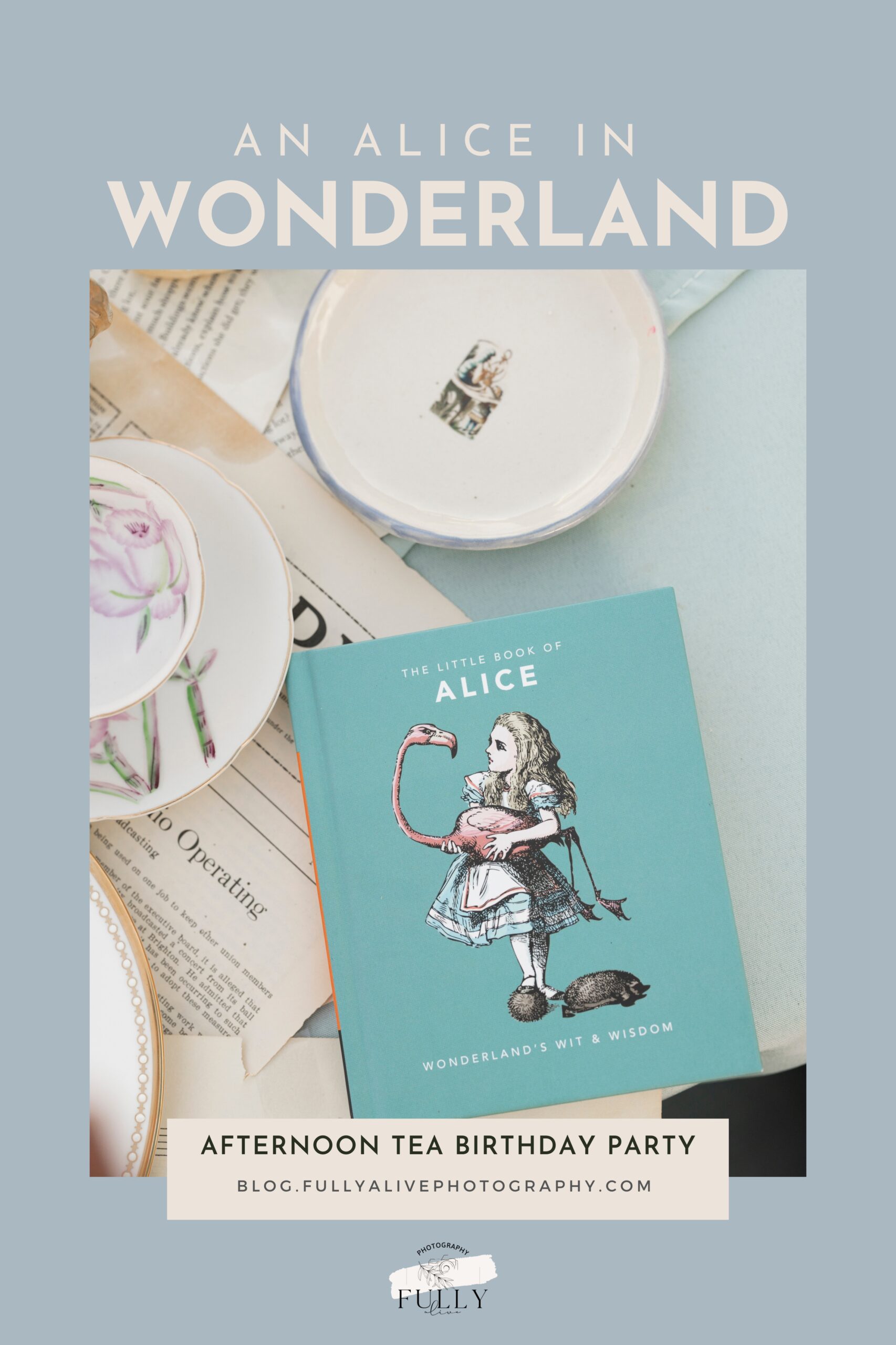 An Alice In Wonderland Afternoon Tea Birthday Party